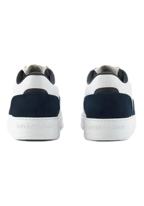 Sneakers in pelle con logo laterale EMPORIO ARMANI | Sneakers | X4X645 XN958T437